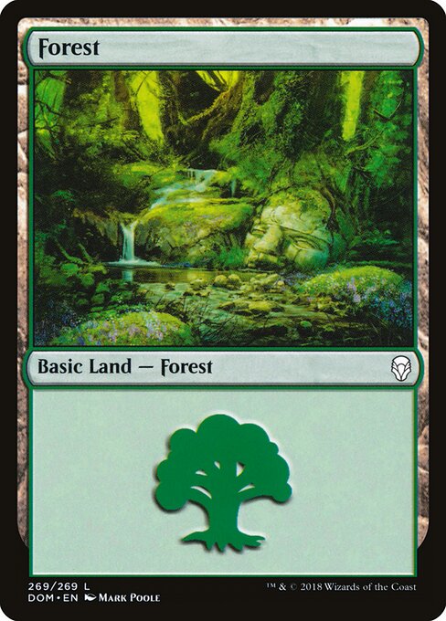 Forest — Dominaria #269, art by Mark Poole