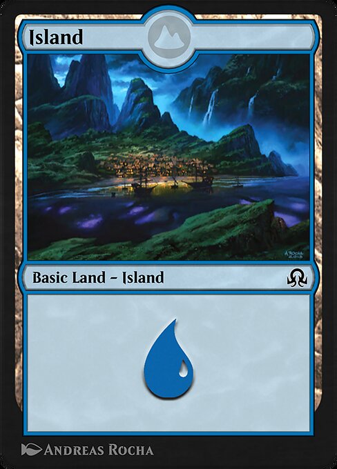 Island — Shadows over Innistrad Remastered #282, art by Andreas Rocha