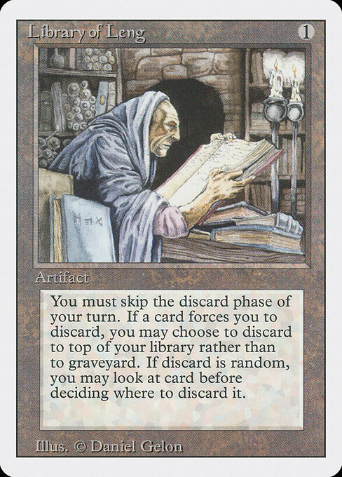 Library of Leng — Revised Edition #261, art by Daniel Gelon