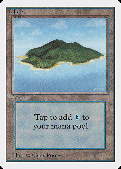 Island — Unlimited Edition #292, art by Mark Poole