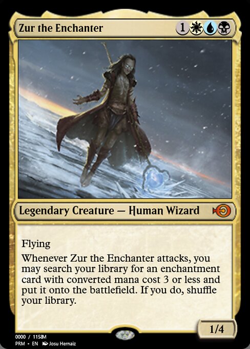 Zur the Enchanter — Magic Online Promos #86196, art by Josu Hernaiz