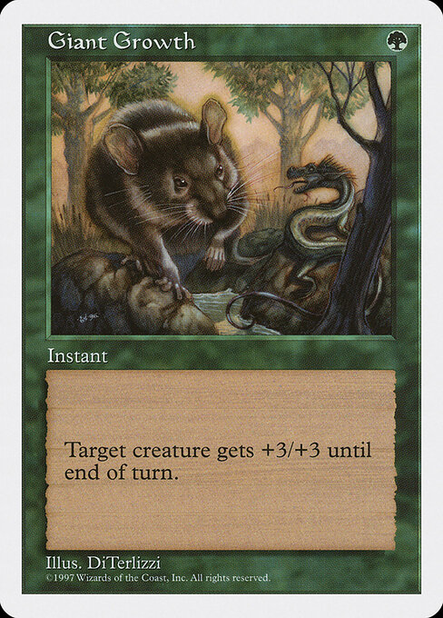 Giant Growth — Fifth Edition #299, art by DiTerlizzi