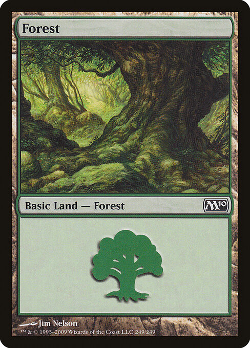 Forest — Magic 2010 #249, art by Jim Nelson
