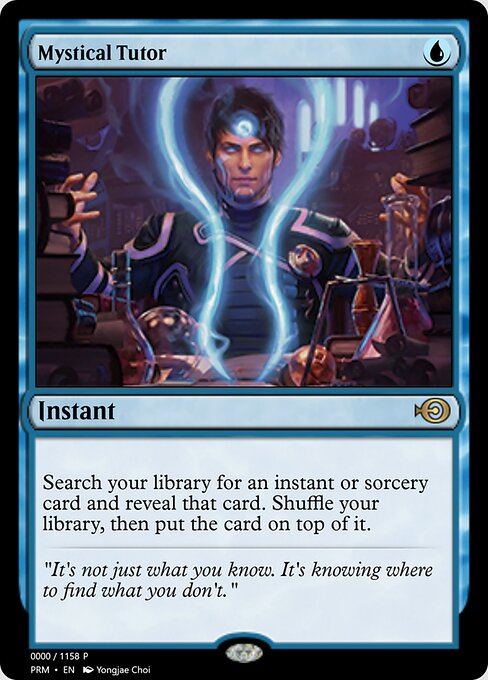 Mystical Tutor — Magic Online Promos #70926, art by Yongjae Choi