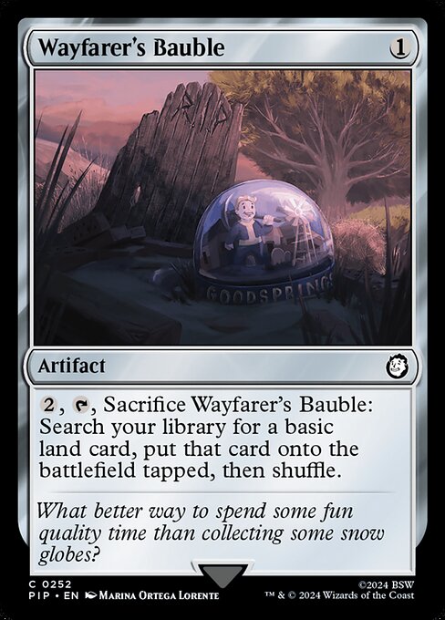 Wayfarer's Bauble — Fallout #252, art by Marina Ortega Lorente