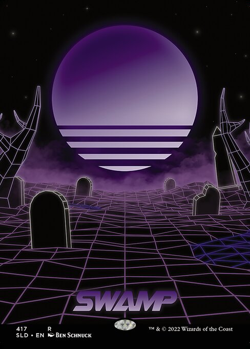 Swamp — Secret Lair Drop #417, art by Ben Schnuck