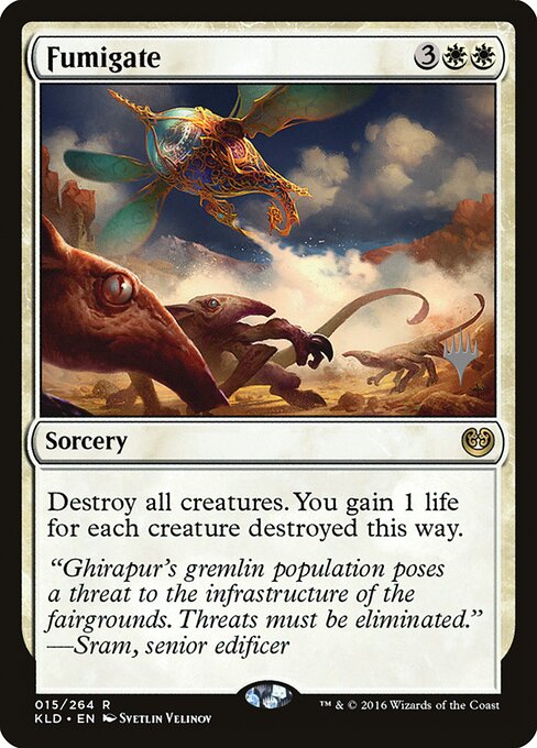 Fumigate — Kaladesh Promos #15p, art by Svetlin Velinov