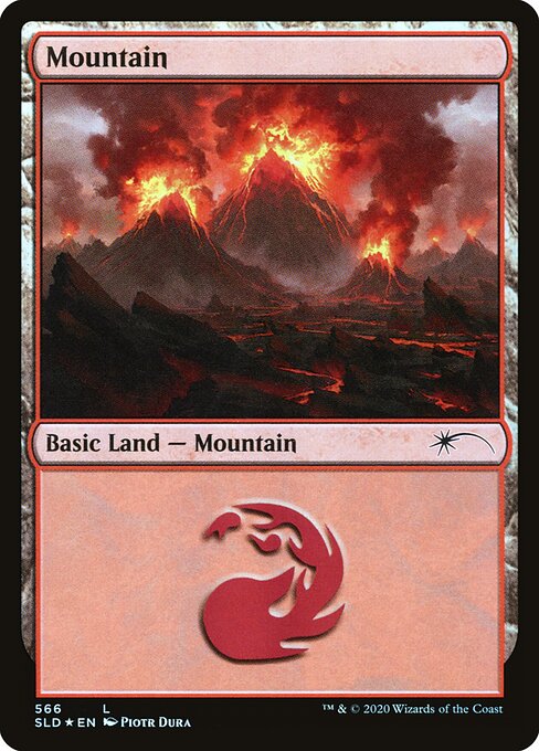 Mountain — Secret Lair Drop #566, art by Piotr Dura