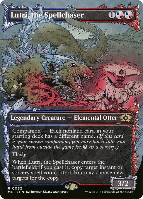 Lutri, the Spellchaser — Multiverse Legends #52, art by Justine Mara Andersen