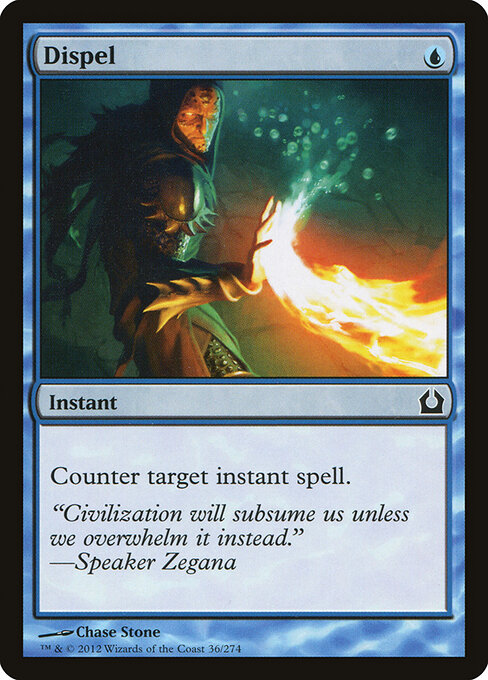 Dispel — Return to Ravnica #36, art by Chase Stone
