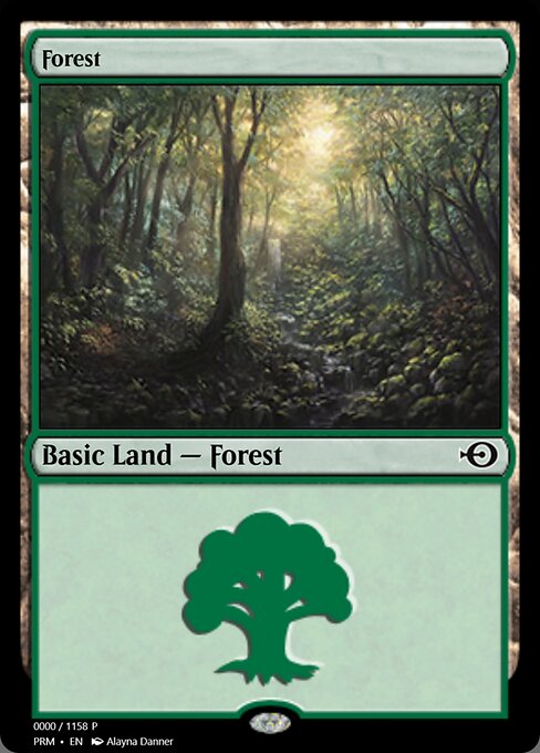 Forest — Magic Online Promos #73628, art by Alayna Danner