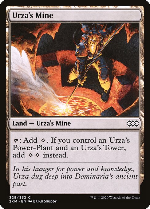 Urza's Mine — Double Masters #329, art by Brian Snõddy