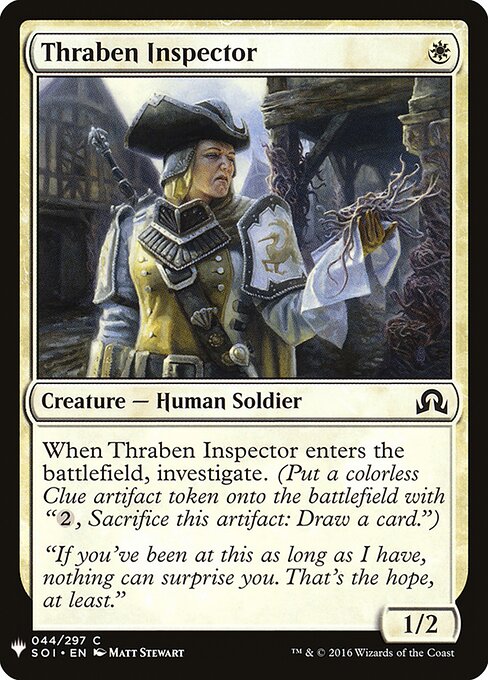 Thraben Inspector — The List #SOI-44, art by Matt Stewart