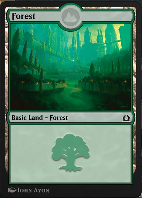 Forest — MTG Arena Promos #210, art by John Avon