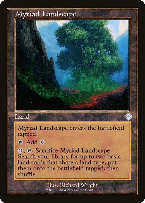 Myriad Landscape — The Brothers' War Commander #190, art by Richard Wright