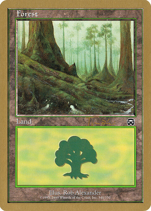 Forest — World Championship Decks 2001 #jt348, art by Rob Alexander