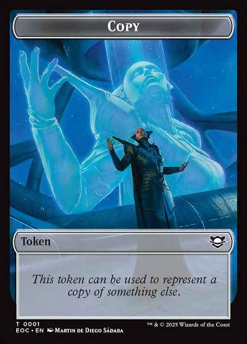 Copy — Edge of Eternities Commander Tokens #1, art by Martin de Diego Sádaba