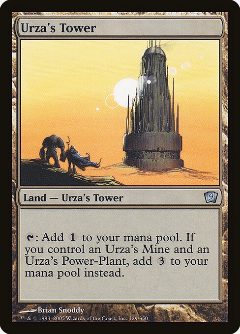 Urza's Tower — Ninth Edition #329★, art by Brian Snõddy