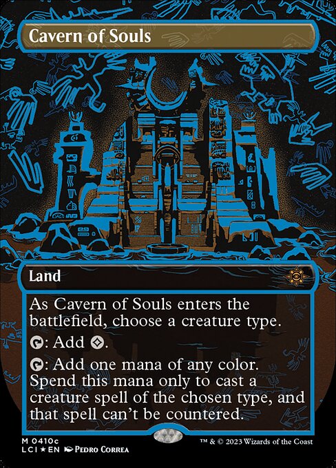 Cavern of Souls — The Lost Caverns of Ixalan #410c, art by Pedro Correa