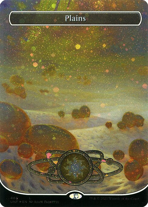 Plains — Unfinity #486, art by Adam Paquette