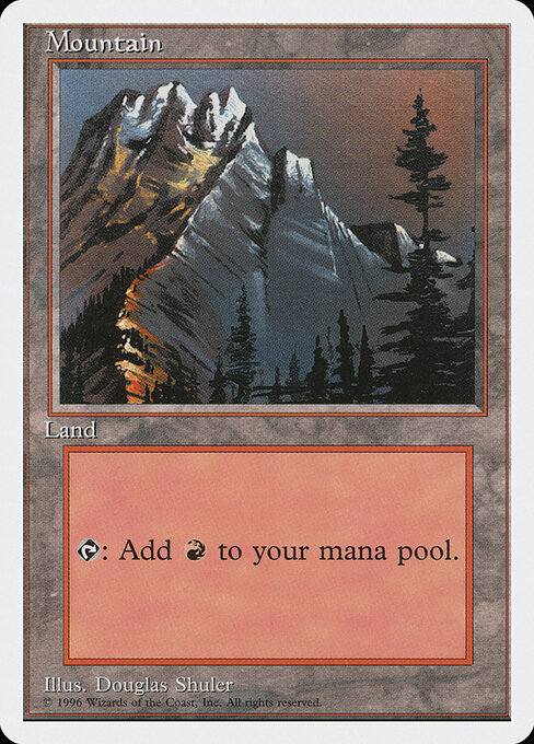 Mountain — Introductory Two-Player Set #62, art by Douglas Shuler