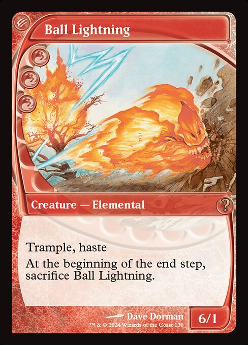 Ball Lightning — Mystery Booster 2 #130, art by Dave Dorman