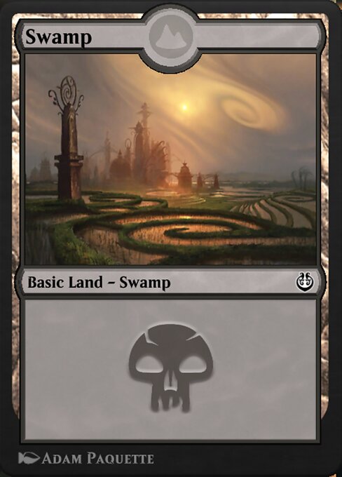 Swamp — Kaladesh Remastered #293, art by Adam Paquette