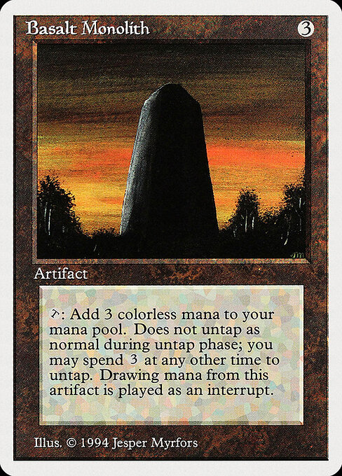 Basalt Monolith — Summer Magic / Edgar #235, art by Jesper Myrfors