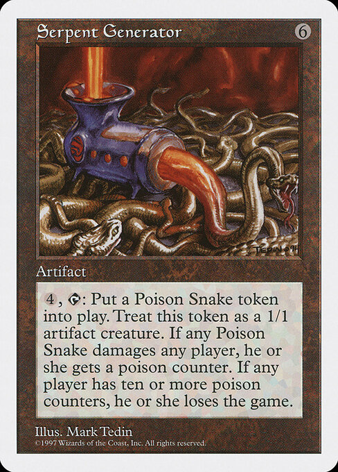Serpent Generator — Fifth Edition #397, art by Mark Tedin