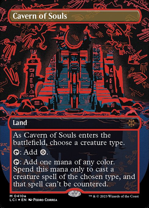 Cavern of Souls — The Lost Caverns of Ixalan #410e, art by Pedro Correa