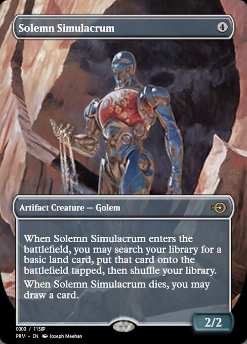 Solemn Simulacrum — Magic Online Promos #81916, art by Joseph Meehan