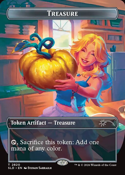Treasure — Secret Lair Drop #2820, art by Sylvain Sarrailh