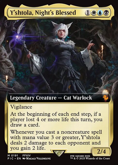 Y'shtola, Night's Blessed — Final Fantasy Commander #191, art by Magali Villeneuve