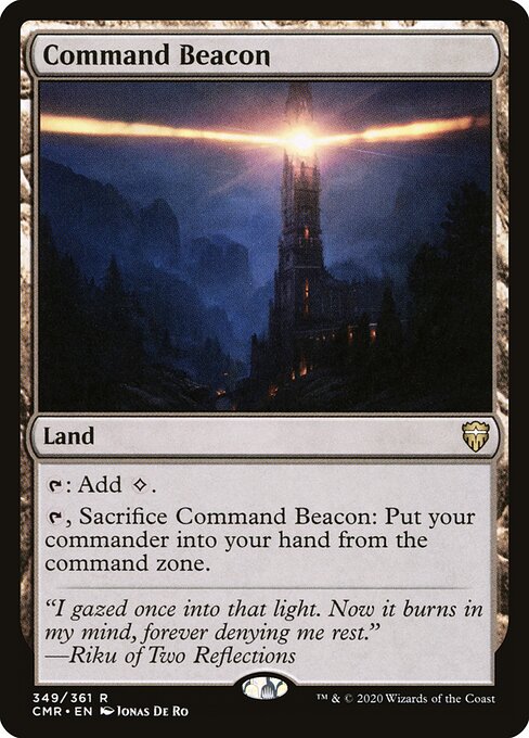 Command Beacon — Commander Legends #349, art by Jonas De Ro