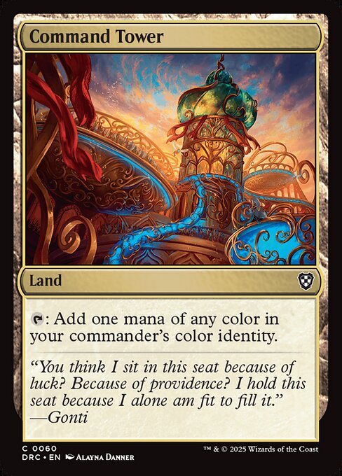 Command Tower — Aetherdrift Commander #60, art by Alayna Danner