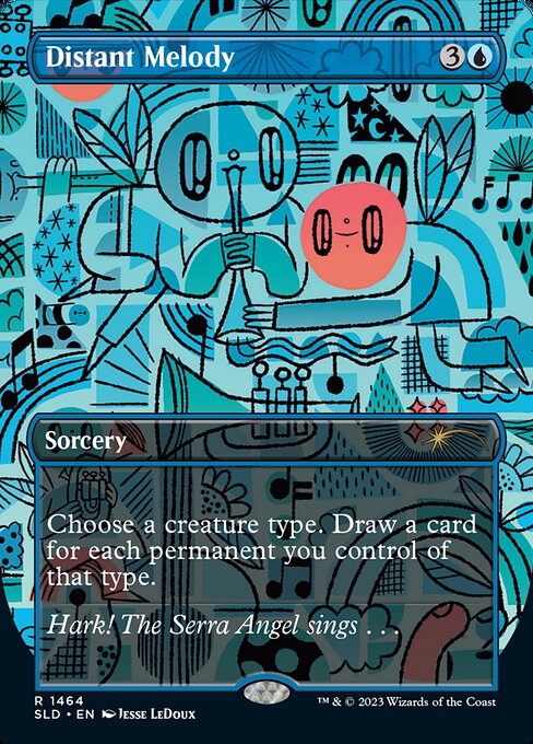 Distant Melody — Secret Lair Drop #1464, art by Jesse LeDoux