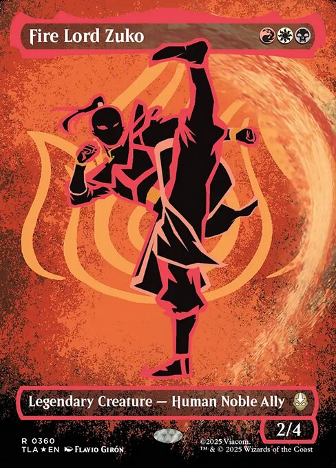 Fire Lord Zuko — Avatar: The Last Airbender #360, art by Flavio Girón