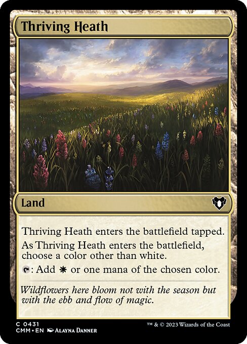 Thriving Heath — Commander Masters #431, art by Alayna Danner