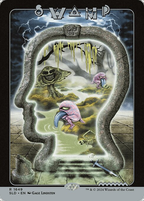 Swamp — Secret Lair Drop #1649, art by Gage Lindsten