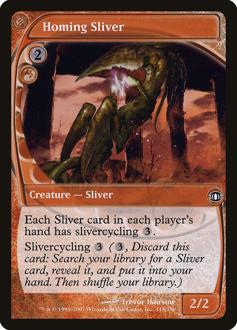 Homing Sliver — Future Sight #118, art by Trevor Hairsine