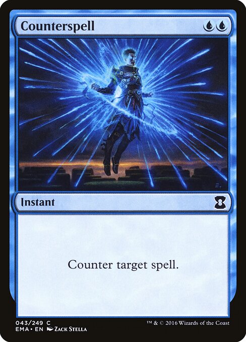 Counterspell — Eternal Masters #43, art by Zack Stella