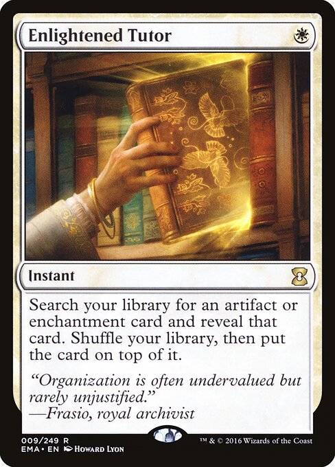 Enlightened Tutor — Eternal Masters #9, art by Howard Lyon