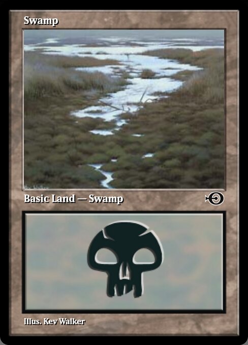 Swamp — Magic Online Promos #275, art by Kev Walker