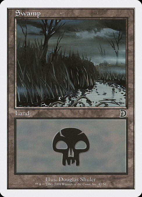 Swamp — Deckmasters #42, art by Douglas Shuler