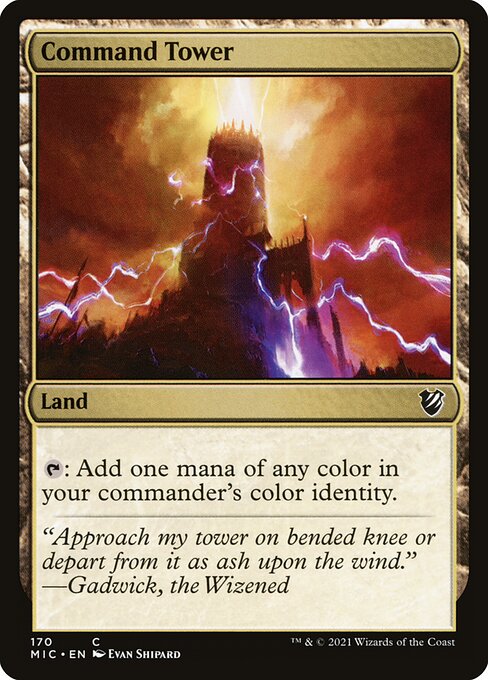 Command Tower — Midnight Hunt Commander #170, art by Evan Shipard