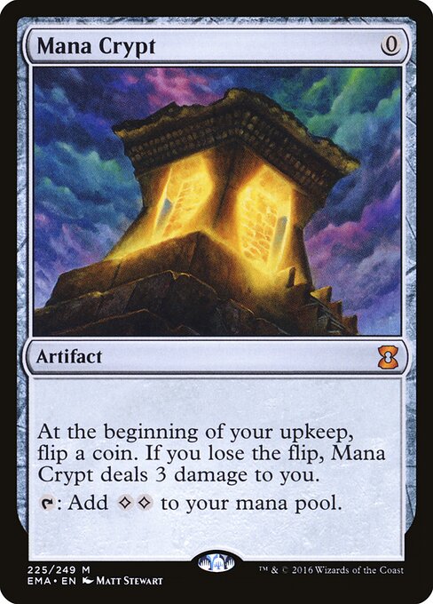 Mana Crypt — Eternal Masters #225, art by Matt Stewart