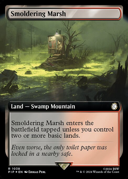 Smoldering Marsh — Fallout #1038, art by Erikas Perl