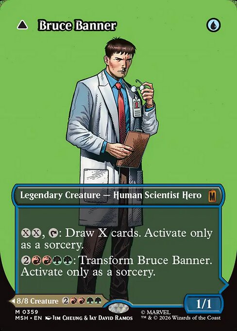 Bruce Banner // The Incredible Hulk — Marvel Super Heroes #359, art by Jim Cheung & Jay David Ramos