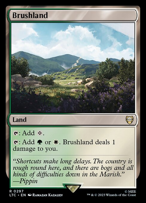 Brushland — Tales of Middle-earth Commander #297, art by Ramazan Kazaliev