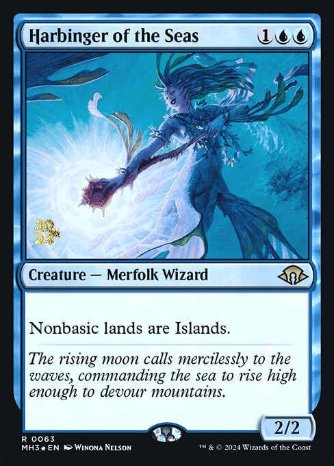 Harbinger of the Seas — Modern Horizons 3 Promos #63s, art by Winona Nelson